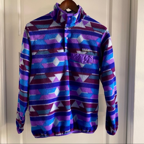 Patagonia Jackets & Blazers - Patagonia Women's XS Synchilla Snap-T Pullover Guatemalan Tango